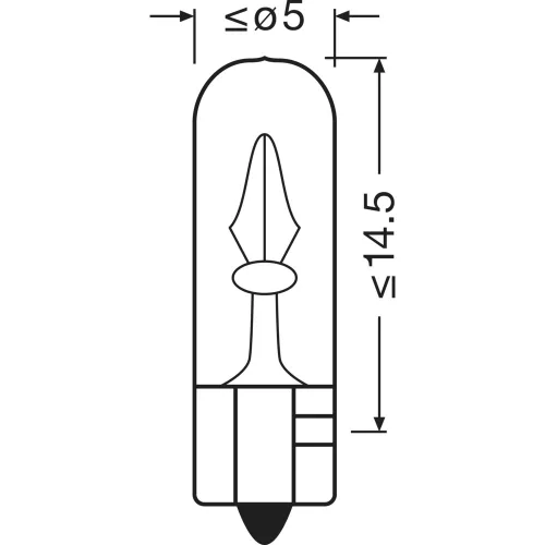 NEOLUX 1.2 W 12 V W2x4.6d motocicletă Bec