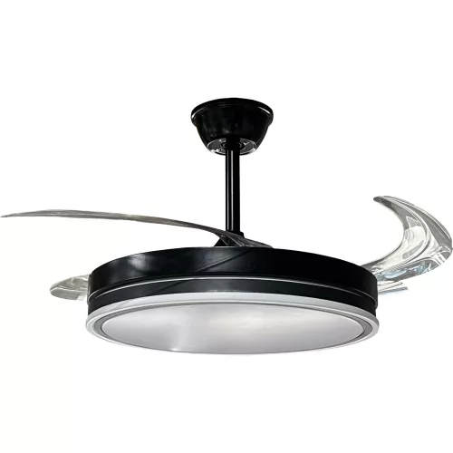 LED de tavan ventilator 36w/3CCT negru + telecomandă , 2880 lm , Optonica , 19102