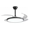 LED de tavan ventilator 36w/3CCT negru slim + telecomandă , dimmabil , 2880 lm , Optonica , 19105