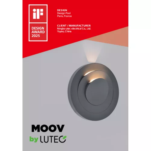 LUTEC MOOV LED lampă de perete , cu două fascicule de lumină reglabile separat , 7.8W, gri închis , IP54