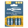 ANSMANN Alkáli Elem AA / LR6 4 db