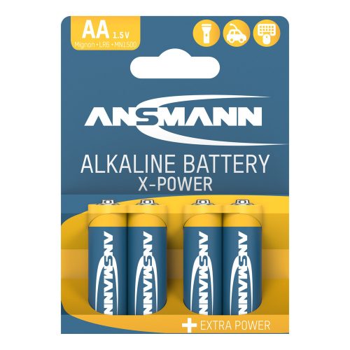 ANSMANN Alkáli Elem AA / LR6 4 db