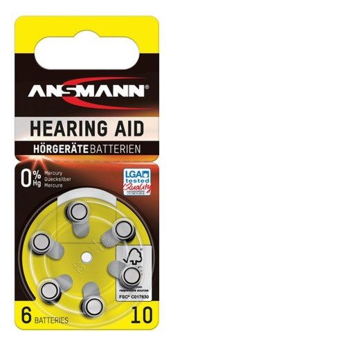Ansmann Zinc Air hallókészülék elem 10/PR70 1.4V