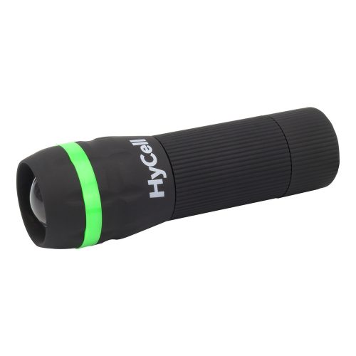 1W LED zseblámpa zoom funkcióval gumírozott felület színes gyűrű csuklópánt 3 Micro AAA alkáli elemmel