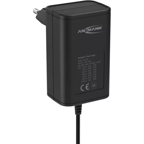 ANSMANN APS-300 tápegység 3-12V 300mA 3,6W