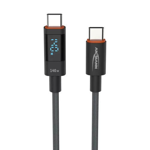 USB-C töltőkábel LED kijelzővel