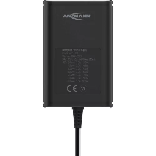 ANSMANN APS 1000 tápegység 3-12V 1A 12W