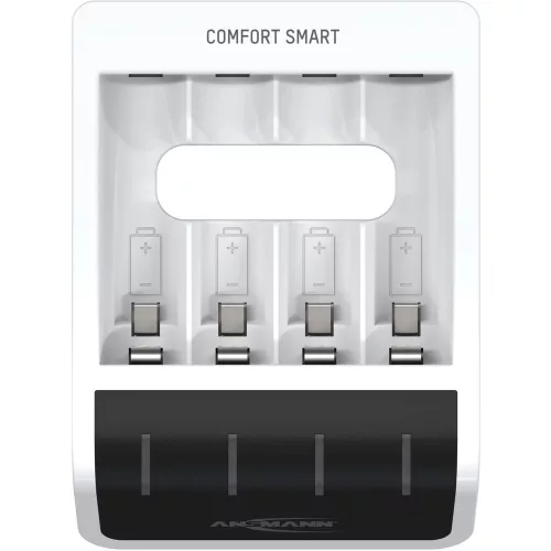 ANSMANN Comfort Smart akkumulátor töltő 1-4db AA/AAA akkuhoz