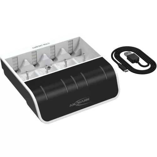 ANSMANN Comfort Multi akkumulátor töltő 1-4db AA/AAAC/D 1db 9V akkuhoz