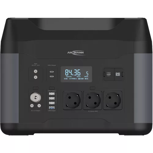 ANSMANN Powerstation energiatároló 2200W 220V, USB-C, Power delivery