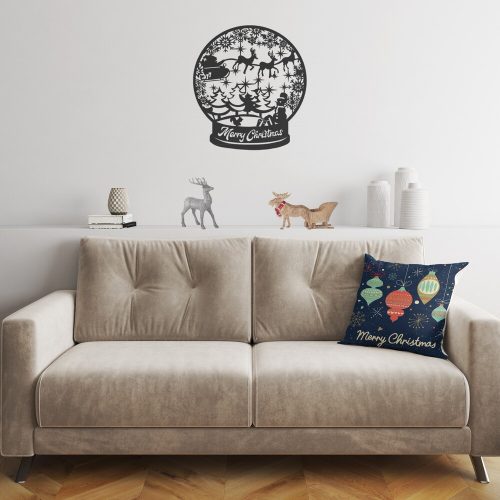 Puha és stílusos párna (43 x 43 cm), 50% pamut/50% poliészter, mosható és vasalható, rejtett cipzár, szilikon töltet | Tökéletes otthoni dekorációhoz és kényelemhez