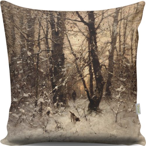 Puha és stílusos párna (43 x 43 cm), 50% pamut/50% poliészter, mosható és vasalható, rejtett cipzár, szilikon töltet | Tökéletes otthoni dekorációhoz és kényelemhez