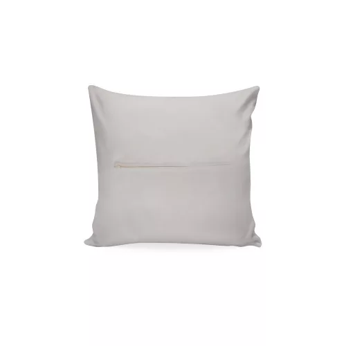 Puha és stílusos párna (43 x 43 cm), 50% pamut/50% poliészter, mosható és vasalható, rejtett cipzár, szilikon töltet | Tökéletes otthoni dekorációhoz és kényelemhez