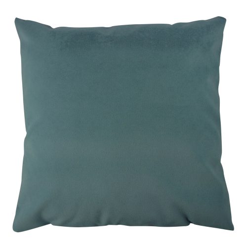 Kék párna (43 x 43 cm), 100% poliészter, mosható és vasalható, rejtett cipzár, szilikon töltet | Puha és stílusos a lakberendezéshez és a kényelemhez