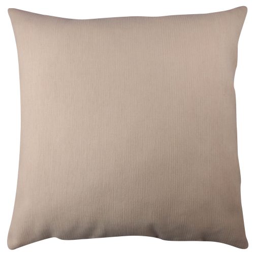 Csontfehér párna (43 x 43 cm), 100% poliészter, mosható és vasalható, rejtett cipzár, szilikon töltet | Puha és stílusos a lakberendezéshez és a kényelemhez
