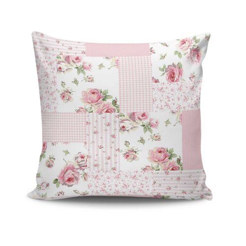 Stílusos párnahuzat 43x43 cm, 50% pamut/50% poliészter, mosható és vasalható, rejtett cipzárral záródó | Tökéletes otthoni dekorációhoz és kényelemhez