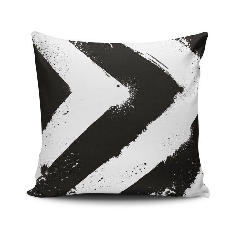 Stílusos párnahuzat 43x43 cm, 50% pamut/50% poliészter, mosható és vasalható, rejtett cipzárral záródó | Tökéletes otthoni dekorációhoz és kényelemhez