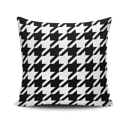 Stílusos párnahuzat 43x43 cm, 50% pamut/50% poliészter, mosható és vasalható, rejtett cipzárral záródó | Tökéletes otthoni dekorációhoz és kényelemhez