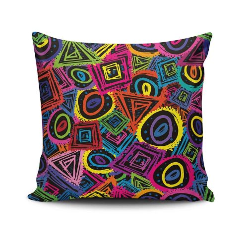 Stílusos párnahuzat 43x43 cm, 50% pamut/50% poliészter, mosható és vasalható, rejtett cipzárral záródó | Tökéletes otthoni dekorációhoz és kényelemhez