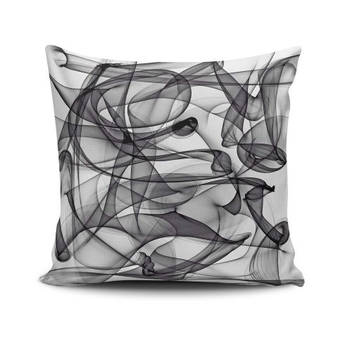 Stílusos párnahuzat 43x43 cm, 50% pamut/50% poliészter, mosható és vasalható, rejtett cipzárral záródó | Tökéletes otthoni dekorációhoz és kényelemhez