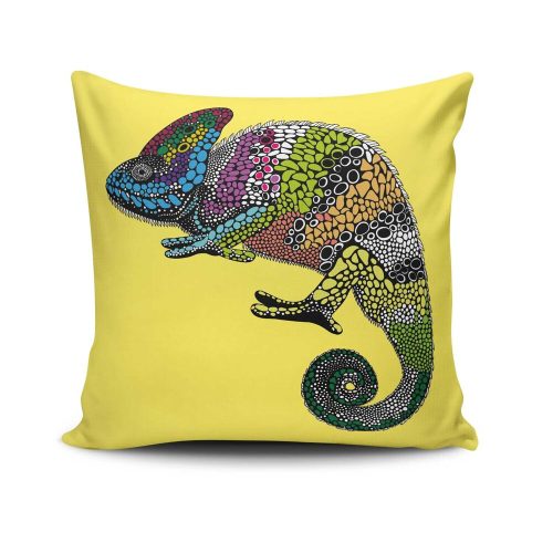 Stílusos párnahuzat 43x43 cm, 50% pamut/50% poliészter, mosható és vasalható, rejtett cipzárral záródó | Tökéletes otthoni dekorációhoz és kényelemhez