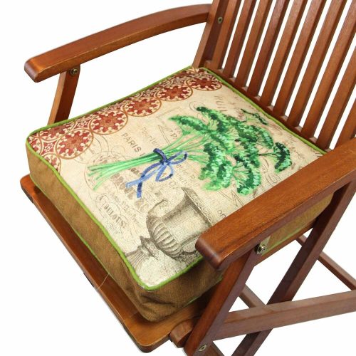 Puha és stílusos párna (42 x 42 cm), 50% pamut/50% poliészter, mosható és vasalható, rejtett cipzár, szilikon töltet | Tökéletes otthoni dekorációhoz és kényelemhez