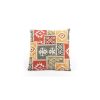 Sárga polycotton párna, 15 x 45 x 15 cm | Mosógépben 30°C-on mosható, levehető huzat, puha szálas töltelék | Tökéletes otthoni dekorációhoz és kényelemhez