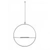 Stílusos Black Metal Jardiniere, 25 x 25 x 25 cm | 100% tartós fém | Tökéletes bel- és kültéri növényekhez, elegáns design otthoni dekorációhoz