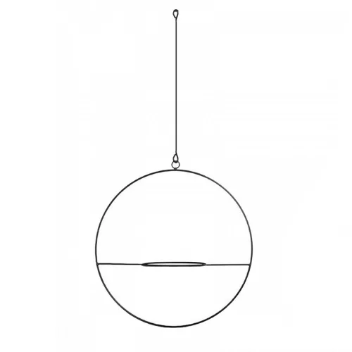 Stílusos Black Metal Jardiniere, 25 x 25 x 25 cm | 100% tartós fém | Tökéletes bel- és kültéri növényekhez, elegáns design otthoni dekorációhoz