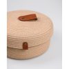 Kézzel készített pamut kosárkészlet (6 db) - 100% pamut juta kötél, bézs | 2 kicsi (15x15x7 cm), 2 közepes (20x20x9 cm), 2 nagy (25x25x11 cm) | Stílusos tárolási megoldás