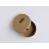 Kézzel készített pamut kosárkészlet (6 db) - 100% pamut juta kötél, bézs | 2 kicsi (15x15x7 cm), 2 közepes (20x20x9 cm), 2 nagy (25x25x11 cm) | Stílusos tárolási megoldás