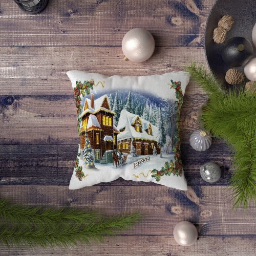 Stílusos párnahuzat, 43 x 43 cm, 50% poliészter és 50% pamut | Digitális nyomtatás, 30°C-on mosógépben mosható | Tökéletes otthoni dekorációhoz és kényelemhez