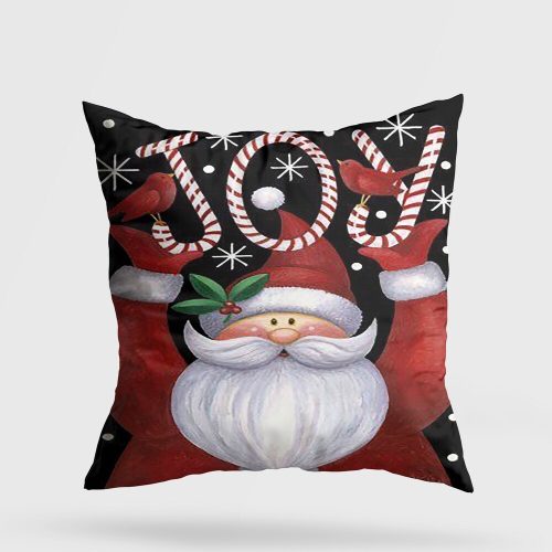 Puha és stílusos párna (43 x 43 cm), 50% pamut/50% poliészter, mosható és vasalható, rejtett cipzár, szilikon töltet | Tökéletes otthoni dekorációhoz és kényelemhez