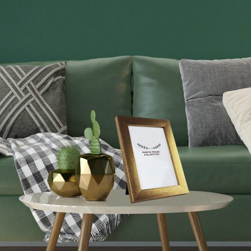 Elegáns arany képkeret (15 x 21 cm), 20 mm szélesség, 100% műanyag | Stílusos kijelző otthoni és irodai dekorációhoz, tökéletes a dédelgetett emlékekhez