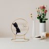 Elegáns arany fém ékszerállvány rendszerező, 23 x 28 x 13 cm | 100% tartós fém | Tökéletes kiegészítők megjelenítéséhez és rendszerezéséhez
