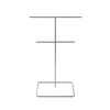 Elegáns króm ékszerállvány rendszerező, 15 cm átmérő x 30 cm magasság | 100% fém konstrukció | Stílusos és funkcionális tároló a tartozékok számára