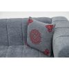 Kézzel készített sötétszürke zsenília párnahuzat, 50 x 50 cm | 100% puha és kényelmes | Tökéletes a modern lakberendezéshez és kényelemhez | Elegáns és stílusos design