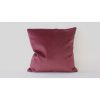 Kézzel készített Claret Red Velvet párna, 50 x 50 cm | 100% bársony szilikon töltettel | Luxus kényelem a lakberendezéshez és a pihenéshez