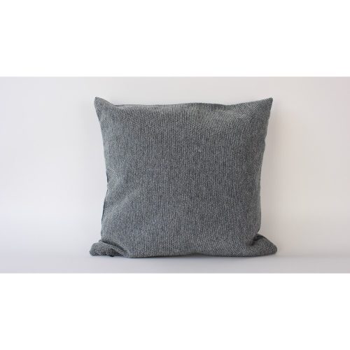 Kézzel készített szürke zsenília párna (50 x 50 cm) | 100% zsenília szilikon töltettel | Puha, stílusos és tökéletes otthoni dekorációhoz és kényelemhez