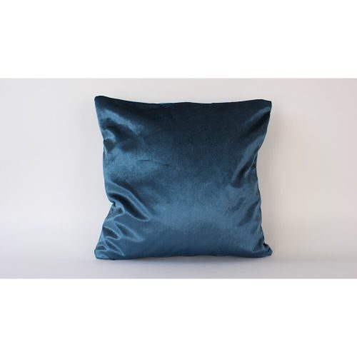 Kézzel készített zöld bársony párna, 50 x 50 cm | 100% bársony szilikon töltettel | Luxus kényelem a lakberendezéshez és a pihenéshez
