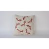 Kézzel készített bársonypárna (50 x 50 cm), krémszínű, szilikon töltelék | 100% Luxus Velvet | Tökéletes otthoni dekorációhoz és kényelemhez