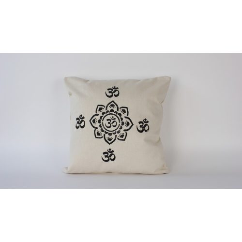 Kézzel készített bársonypárna (50 x 50 cm), krémszínű, szilikon töltelék | 100% Luxus Velvet | Tökéletes otthoni dekorációhoz és kényelemhez
