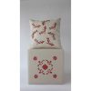 Kézzel készített krémszínű vászon párnahuzat (50 x 50 cm) | 100% természetes szövet | Elegant & Soft Touch | Tökéletes lakberendezéshez és hangulatos lakóterekhez