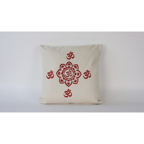 Kézzel készített krémszínű vászon párnahuzat (50 x 50 cm) | 100% természetes szövet | Elegant & Soft Touch | Tökéletes lakberendezéshez és hangulatos lakóterekhez