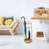 Elegáns arany fém esernyőtartó, 22 x 22 x 60 cm | 100% tartós fém | Stílusos és funkcionális dizájn otthoni bejárathoz és irodához