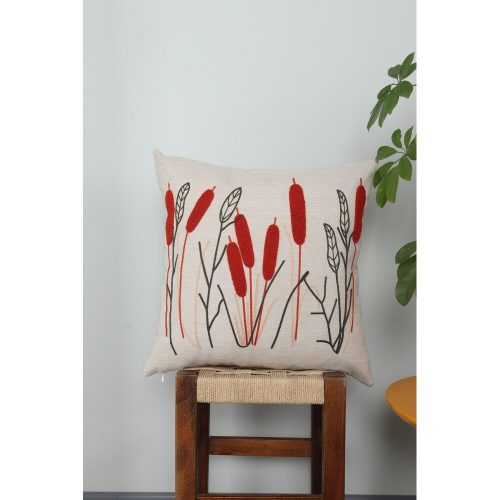 Prémium vászonpárna, 43 x 43 cm | Puha szilikon töltelék | Stílusos és kényelmes lakberendezésben, nappaliban vagy hálószobában | Tartós és elegáns design