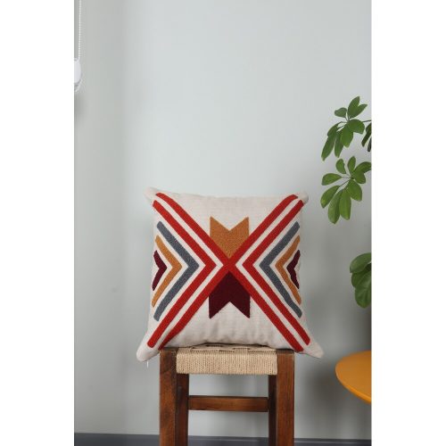 Elegáns 100% vászon párnahuzat, 43 x 43 cm | Puha és tartós | Tökéletes lakberendezéshez, nappalihoz és hálószobához | Stílusos és kényelmes