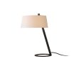 Modern asztali lámpa fém házzal, 35 cm átmérővel és 55 cm magassággal | Elegáns fekete-fehér kivitel, E27 aljzat (max. 40 W) | 200 cm Kábelhossz | Tökéletes skandináv otthoni dekorációhoz