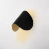Stílusos fekete falilámpa, fém ház, 17 x 12 x 13 cm | IP20 besorolású, LED 1W 3000K | Tökéletes modern lakberendezéshez, elegáns világítási megoldás nappaliba, hálószobába és irodahelyiségekbe