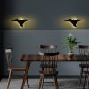 Stílusos fekete falilámpa, fém ház, 56 x 14 x 24 cm | IP20, Power LED 1W 3000K | Tökéletes modern lakberendezéshez, elegáns világítási megoldás nappaliba, hálószobába és irodahelyiségekbe